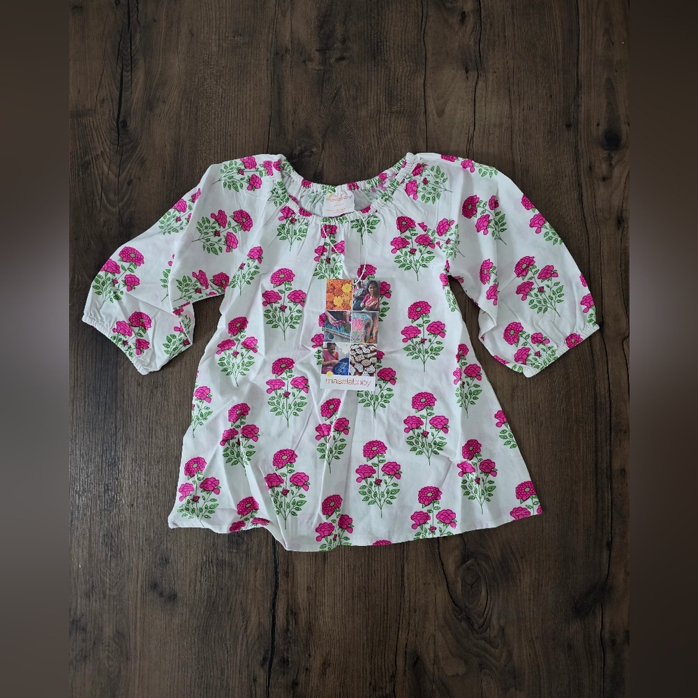 Masala Baby Ada Dress Bloom
